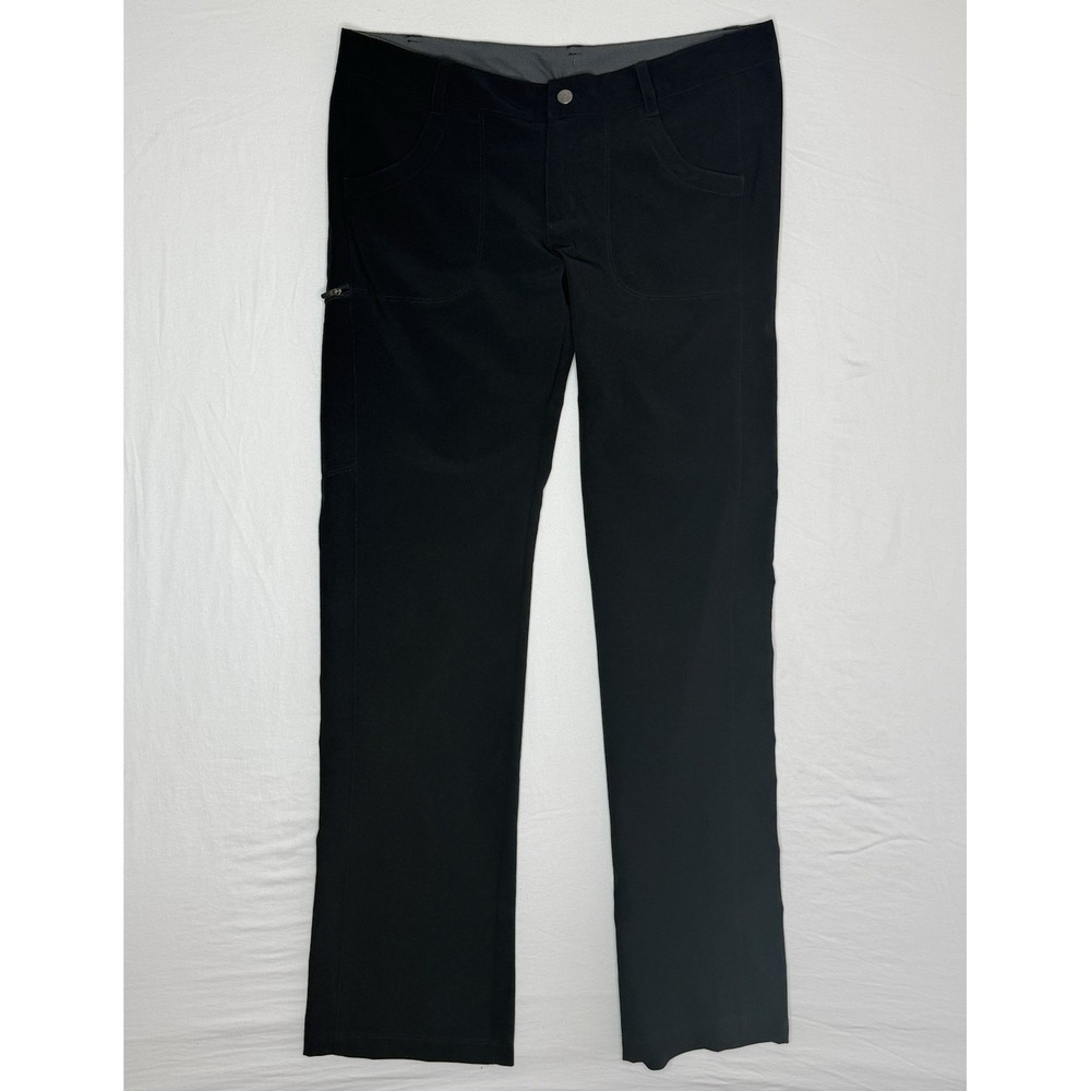 Patagonia Happy Hike Women's Black Softshell Pants Size 8 Straight Leg